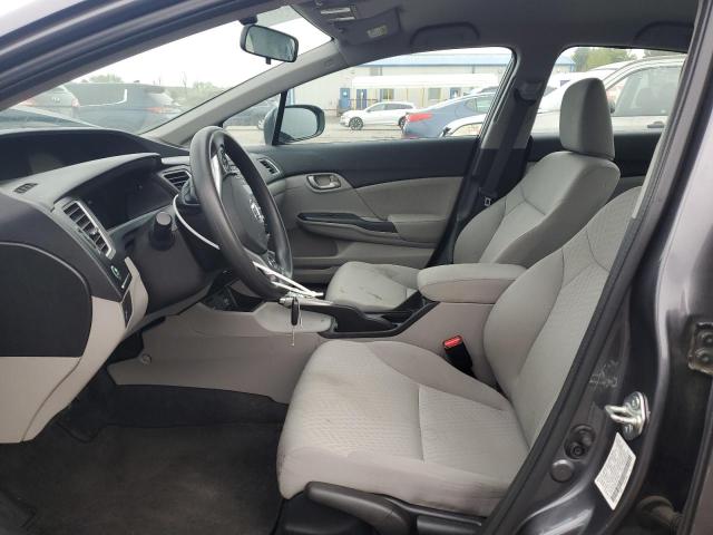 2HGFB2F56FH557990 - 2015 HONDA CIVIC LX GRAY photo 7