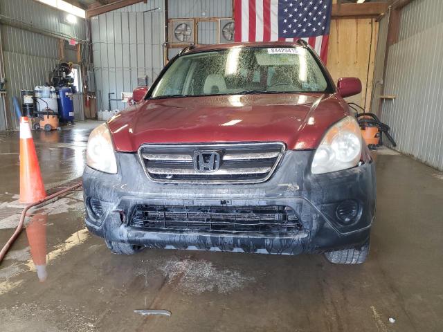 JHLRD78836C041926 - 2006 HONDA CR-V EX 勃艮第红 照片 5