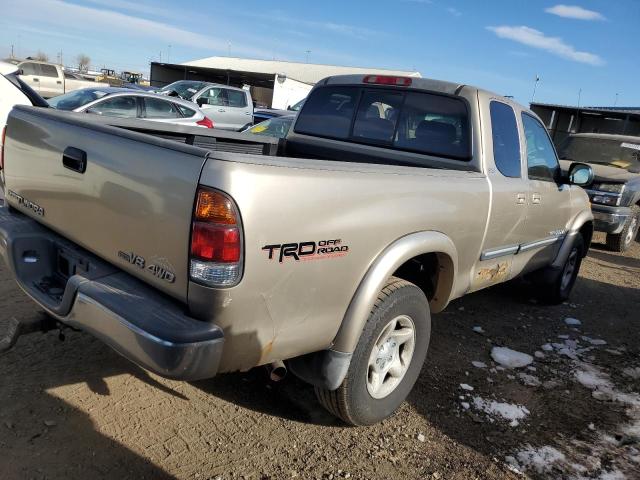 5TBBT44133S343700 - 2003 TOYOTA TUNDRA ACCESS CAB SR5 TAN photo 3