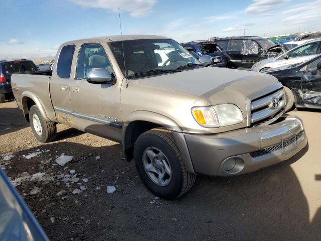 5TBBT44133S343700 - 2003 TOYOTA TUNDRA ACCESS CAB SR5 TAN photo 4