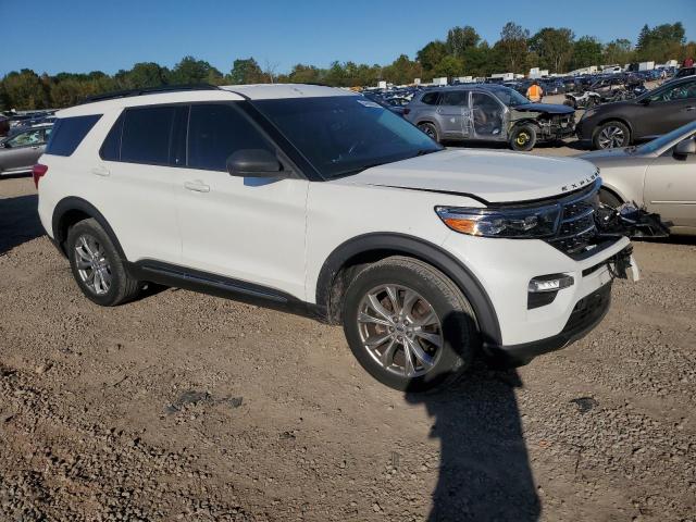 1FMSK8DH1MGA22082 - 2021 FORD EXPLORER XLT Blanco foto 4