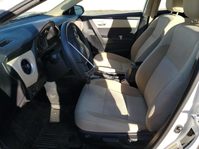 2T1BURHE5HC805558 - 2017 TOYOTA COROLLA L WHITE photo 7