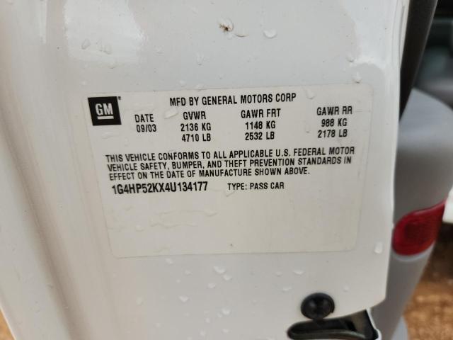 1G4HP52KX4U134177 - 2004 BUICK LESABRE CUSTOM Ağ foto 12