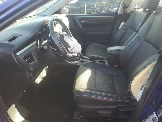 2T1BURHE1FC251271 - 2015 TOYOTA COROLLA L أزرق صورة 7