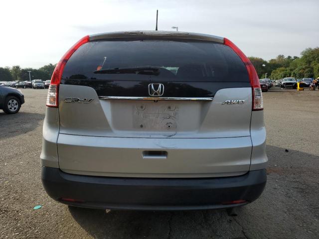5J6RM4H58EL069523 - 2014 HONDA CR-V EX SILVER photo 6