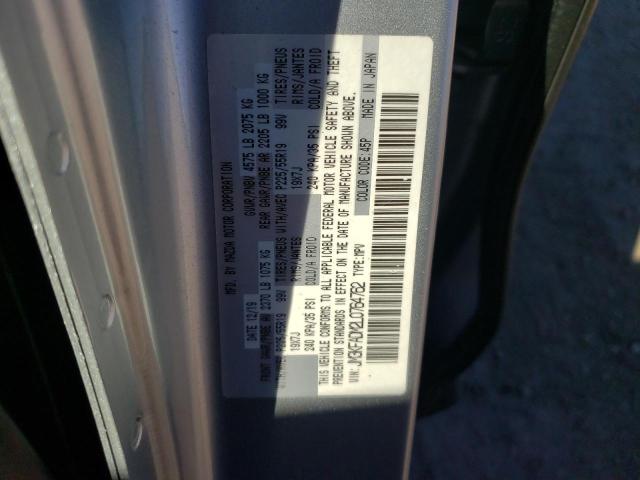 JM3KFADM2L0764762 - 2020 MAZDA CX-5 GRAND TOURING SILVER photo 13