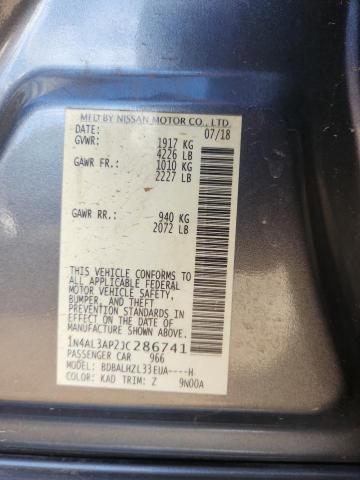 1N4AL3AP2JC286741 - 2018 NISSAN ALTIMA 2.5 გრაფიტი ფოტო 12