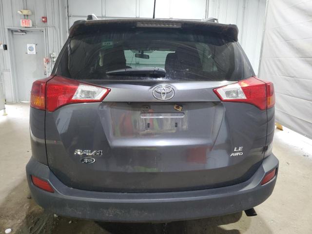 JTMBFREV9FJ034795 - 2015 TOYOTA RAV4 LE GRAY photo 6