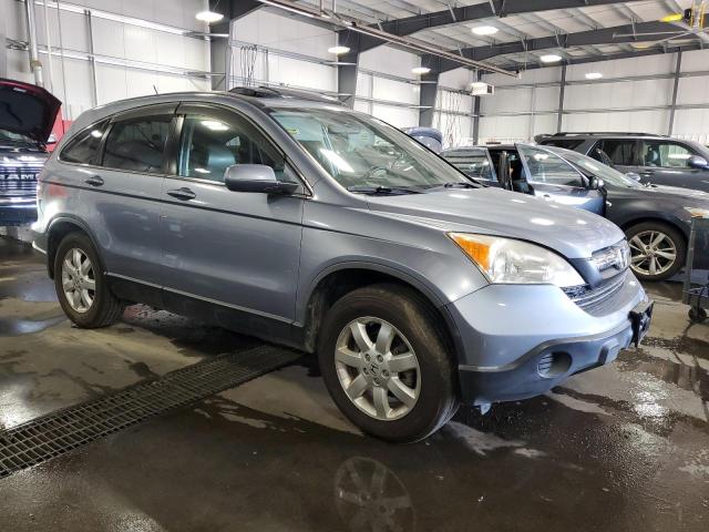 JHLRE48719C017406 - 2009 HONDA CR-V EXL BLUE photo 4