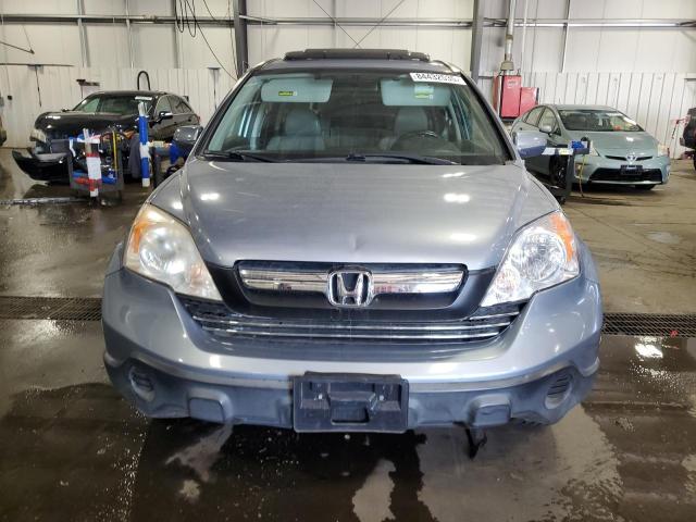 JHLRE48719C017406 - 2009 HONDA CR-V EXL BLUE photo 5