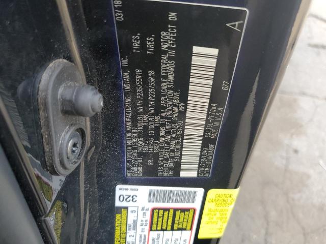 5TDDZ3DC3JS194793 - 2018 TOYOTA SIENNA XLE Schwarz Foto 13