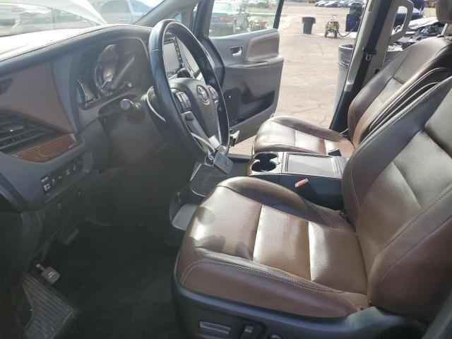 5TDDZ3DC3JS194793 - 2018 TOYOTA SIENNA XLE Schwarz Foto 7