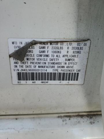 JH4CL96895C013114 - 2005 ACURA TSX 白色 照片 13