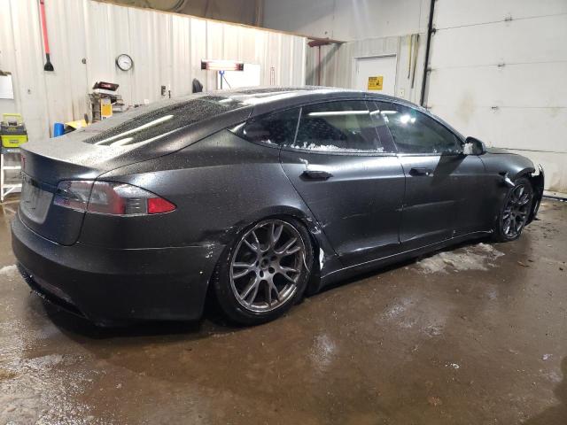 5YJSA1E58NF468129 - 2022 TESLA MODEL S BLACK photo 3