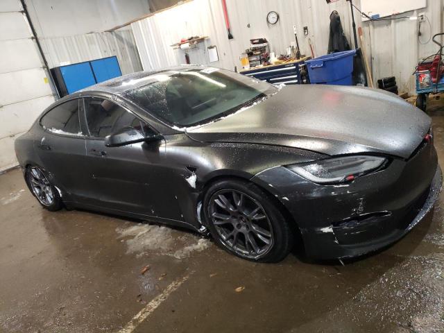 5YJSA1E58NF468129 - 2022 TESLA MODEL S BLACK photo 4