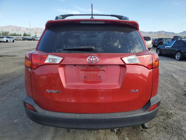 2T3WFREV9FW196123 - 2015 TOYOTA RAV4 XLE RED photo 6