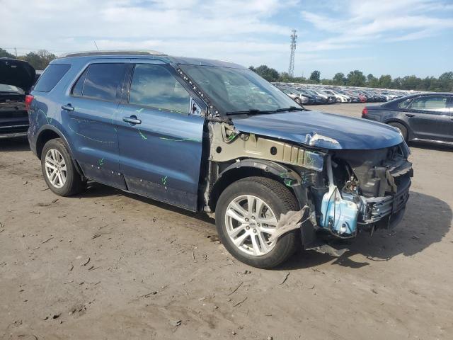 1FM5K8D85JGA34499 - 2018 FORD EXPLORER XLT Bleu photo 4