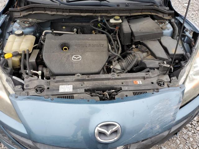 JM1BL1UF3B1498308 - 2011 MAZDA 3 I BLUE photo 11