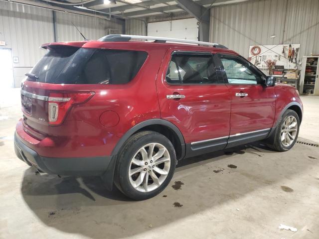 1FM5K8D82FGC35915 - 2015 FORD EXPLORER XLT RED photo 3