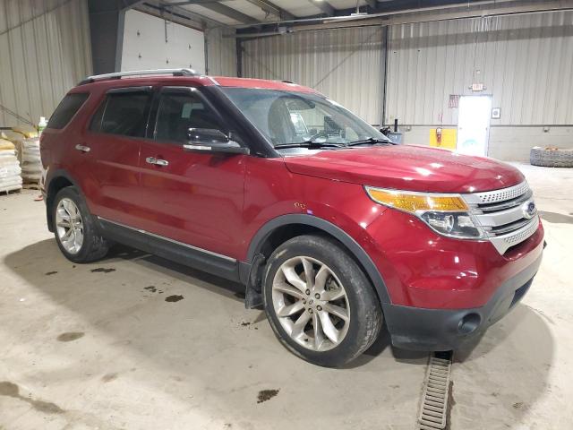 1FM5K8D82FGC35915 - 2015 FORD EXPLORER XLT RED photo 4