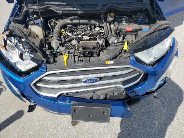 MAJ3S2GE9KC289391 - 2019 FORD ECOSPORT SE BLUE photo 12