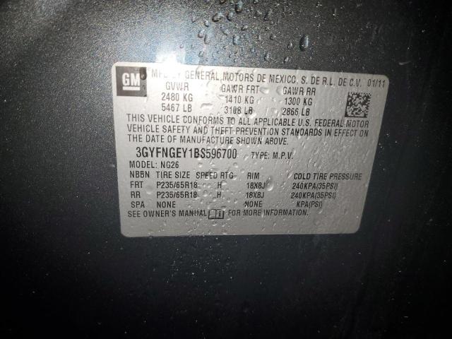 3GYFNGEY1BS596700 - 2011 CADILLAC SRX Boz foto 14