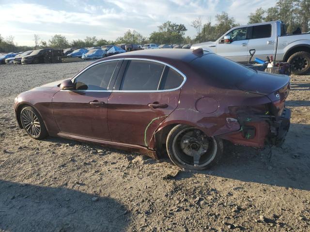 ZARFAEEN4H7557351 - 2017 ALFA ROMEO GIULIA TI Q4 BURGUNDY photo 2