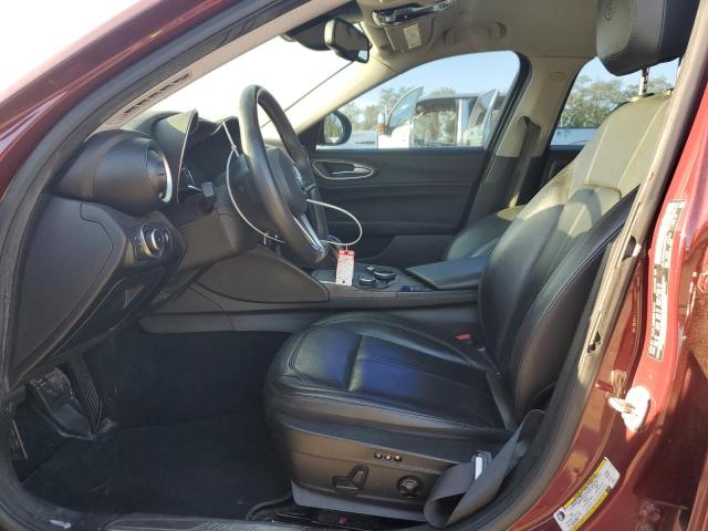 ZARFAEEN4H7557351 - 2017 ALFA ROMEO GIULIA TI Q4 BURGUNDY photo 7