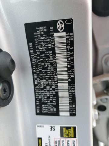 5YFB4MDEXPP002963 - 2023 TOYOTA COROLLA LE SILVER photo 12