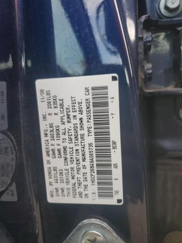 1HGCP26849A065735 - 2009 HONDA ACCORD EXL Azul foto 13