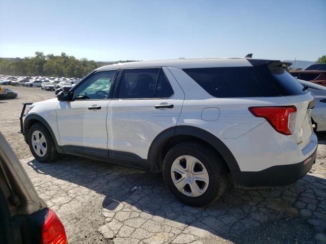 1FM5K8AB5MGA17836 - 2021 FORD EXPLORER POLICE INTERCEPTOR Blanc photo 2