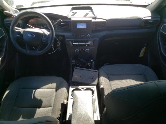 1FM5K8AB5MGA17836 - 2021 FORD EXPLORER POLICE INTERCEPTOR Blanc photo 8