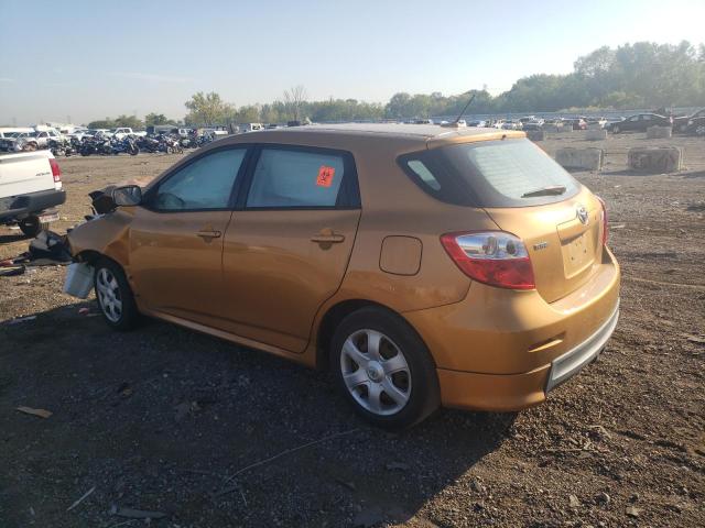 2T1KE40E69C020933 - 2009 TOYOTA COROLLA MA S ORANGE photo 2