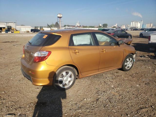2T1KE40E69C020933 - 2009 TOYOTA COROLLA MA S ORANGE photo 3