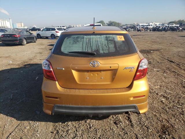2T1KE40E69C020933 - 2009 TOYOTA COROLLA MA S ORANGE photo 6
