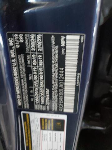 4JGFB4KB0LA012444 - 2020 MERCEDES-BENZ GLE 350 4MATIC BLUE photo 12