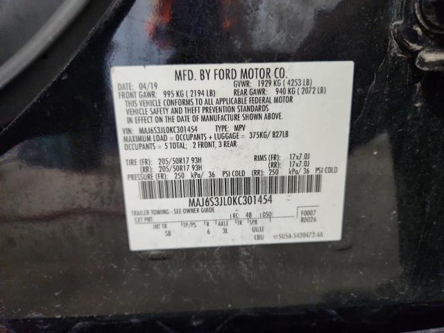 MAJ6S3JL0KC301454 - 2019 FORD ECOSPORT SES Qara foto 13