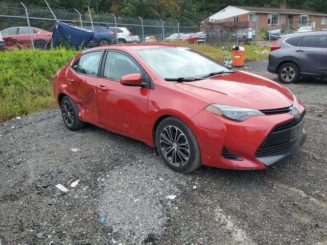 2T1BURHE5JC022732 - 2018 TOYOTA COROLLA L Rot Foto 4