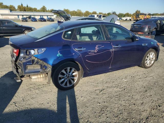 5XXGU4L39GG003651 - 2016 KIA OPTIMA EX BLUE photo 3