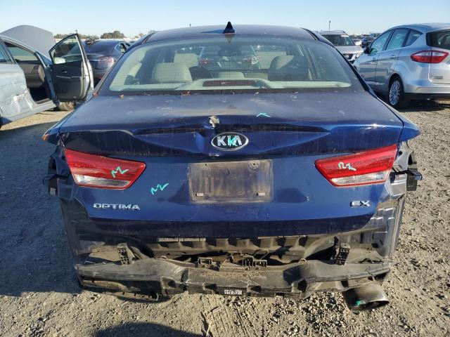 5XXGU4L39GG003651 - 2016 KIA OPTIMA EX BLUE photo 6