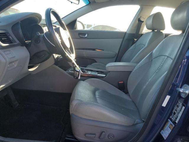 5XXGU4L39GG003651 - 2016 KIA OPTIMA EX BLUE photo 7