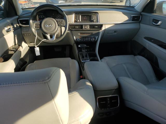 5XXGU4L39GG003651 - 2016 KIA OPTIMA EX BLUE photo 8