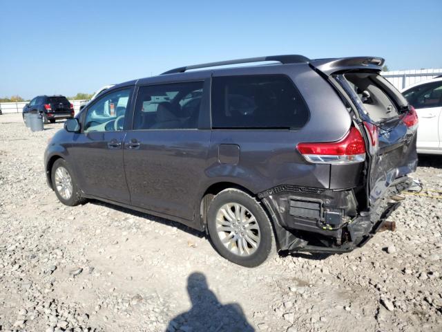 5TDYK3DC6ES503572 - 2014 TOYOTA SIENNA XLE 灰色 照片 2