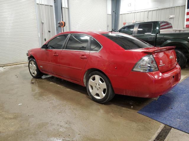 2G1WD58C789276681 - 2008 CHEVROLET IMPALA SUPER SPORT Rot Foto 2