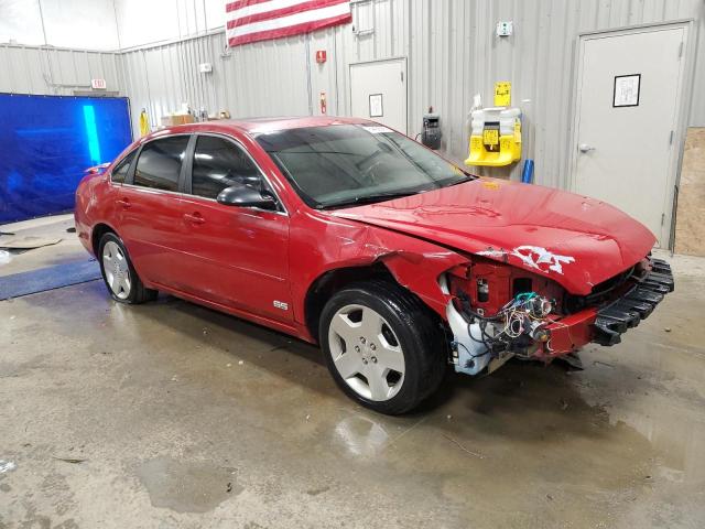 2G1WD58C789276681 - 2008 CHEVROLET IMPALA SUPER SPORT Rot Foto 4