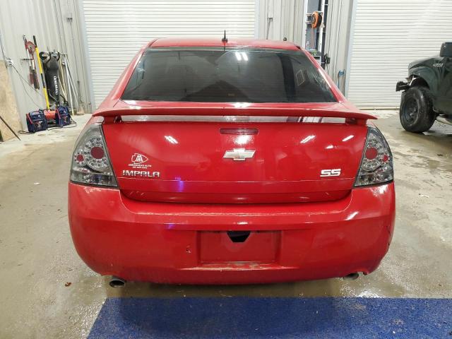 2G1WD58C789276681 - 2008 CHEVROLET IMPALA SUPER SPORT Rot Foto 6