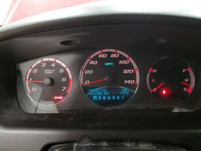 2G1WD58C789276681 - 2008 CHEVROLET IMPALA SUPER SPORT Rot Foto 9