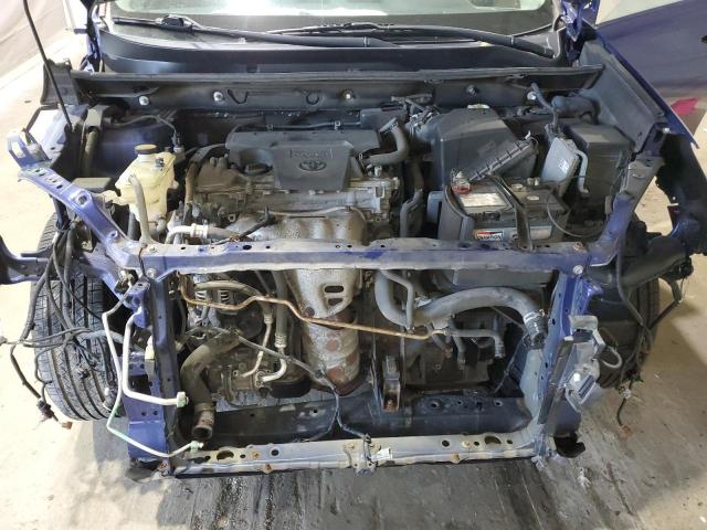 2T3RFREVXEW162834 - 2014 TOYOTA RAV4 XLE BLUE photo 12