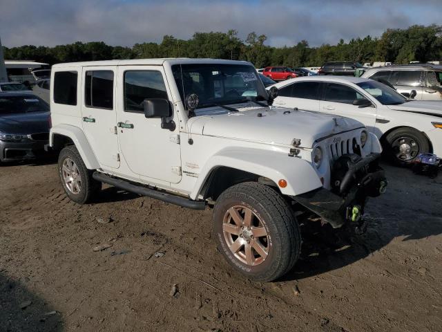 1C4HJWEG6CL205981 - 2012 JEEP WRANGLER U SAHARA WHITE photo 4