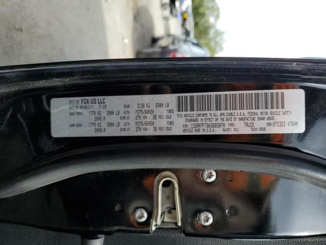 1C6RR7FT6KS683070 - 2019 RAM 1500 CLASS TRADESMAN Negro foto 12